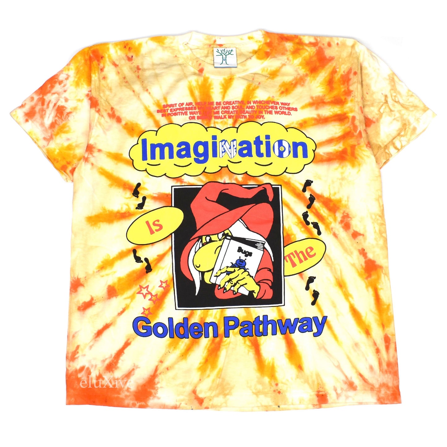 Online Ceramics x GQ - Imagination Is The Golden Pathway Tie-Dye T-Shirt