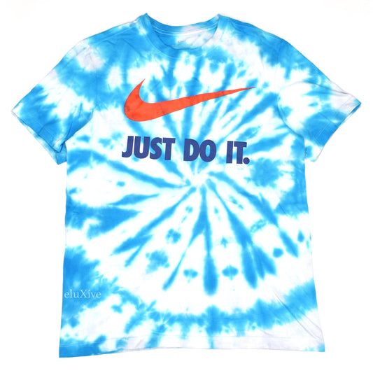 Nike - Tie-Dye 'Just Do It' Logo T-Shirt