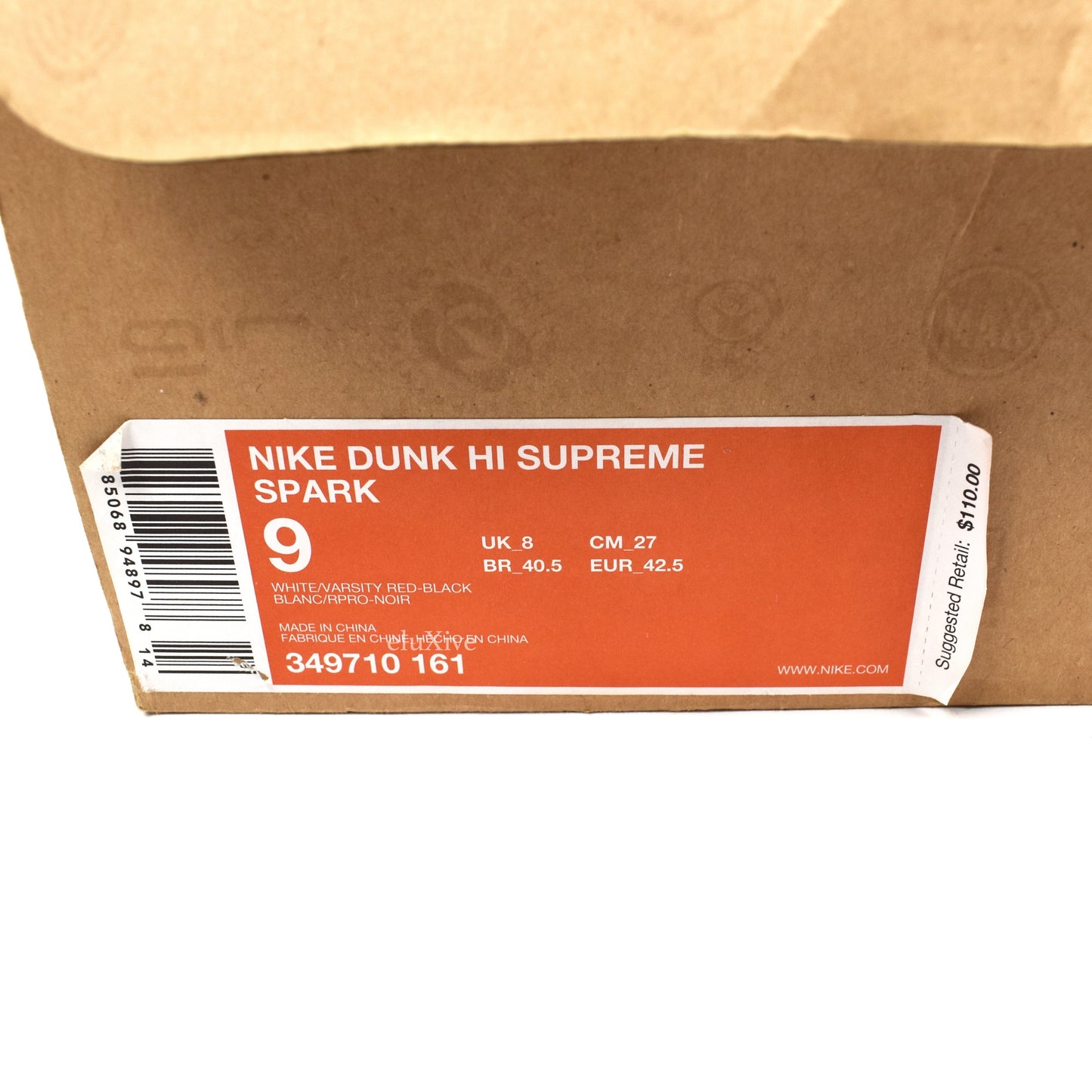 Nike - Dunk High Supreme Spark 'Destroyers' (Red)