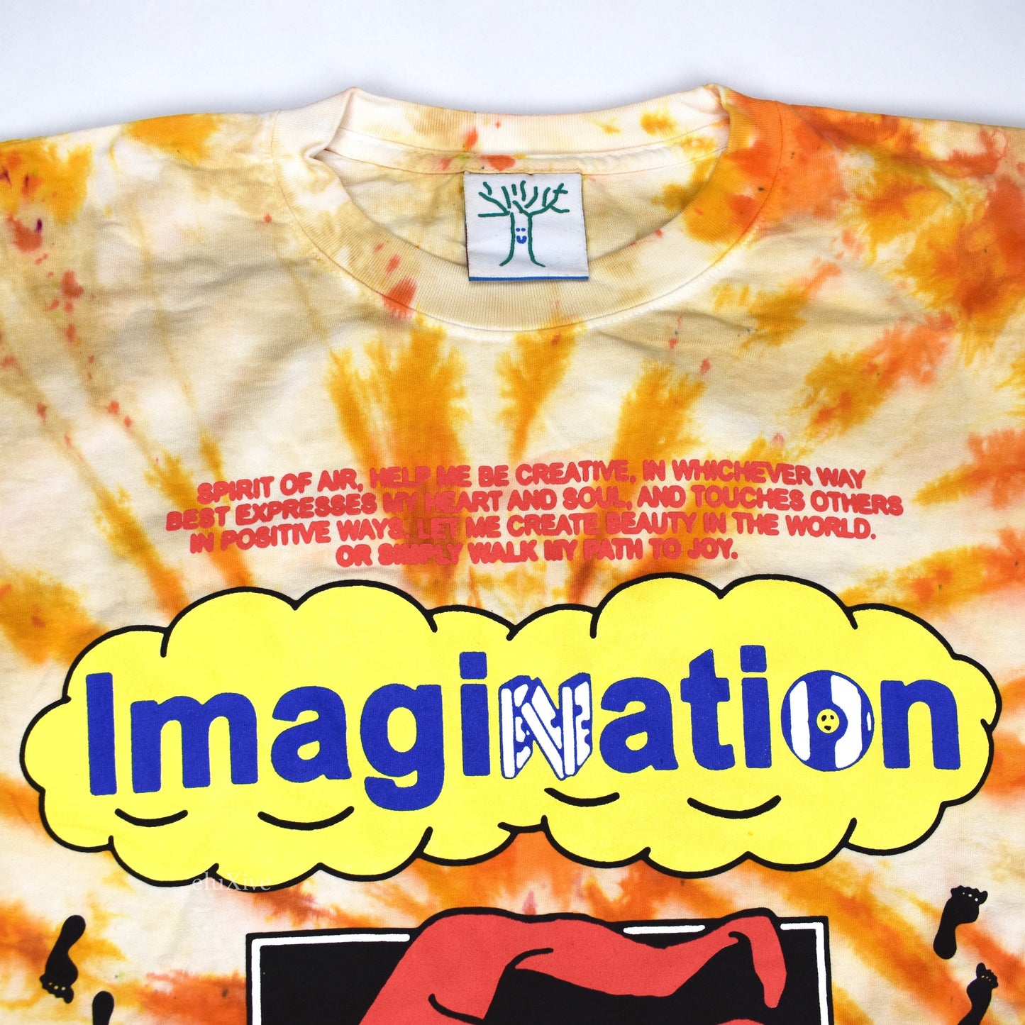 Online Ceramics x GQ - Imagination Is The Golden Pathway Tie-Dye T-Shirt