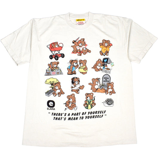 Online Ceramics x Elara - Mayhem Bears Logo T-Shirt (Beige)