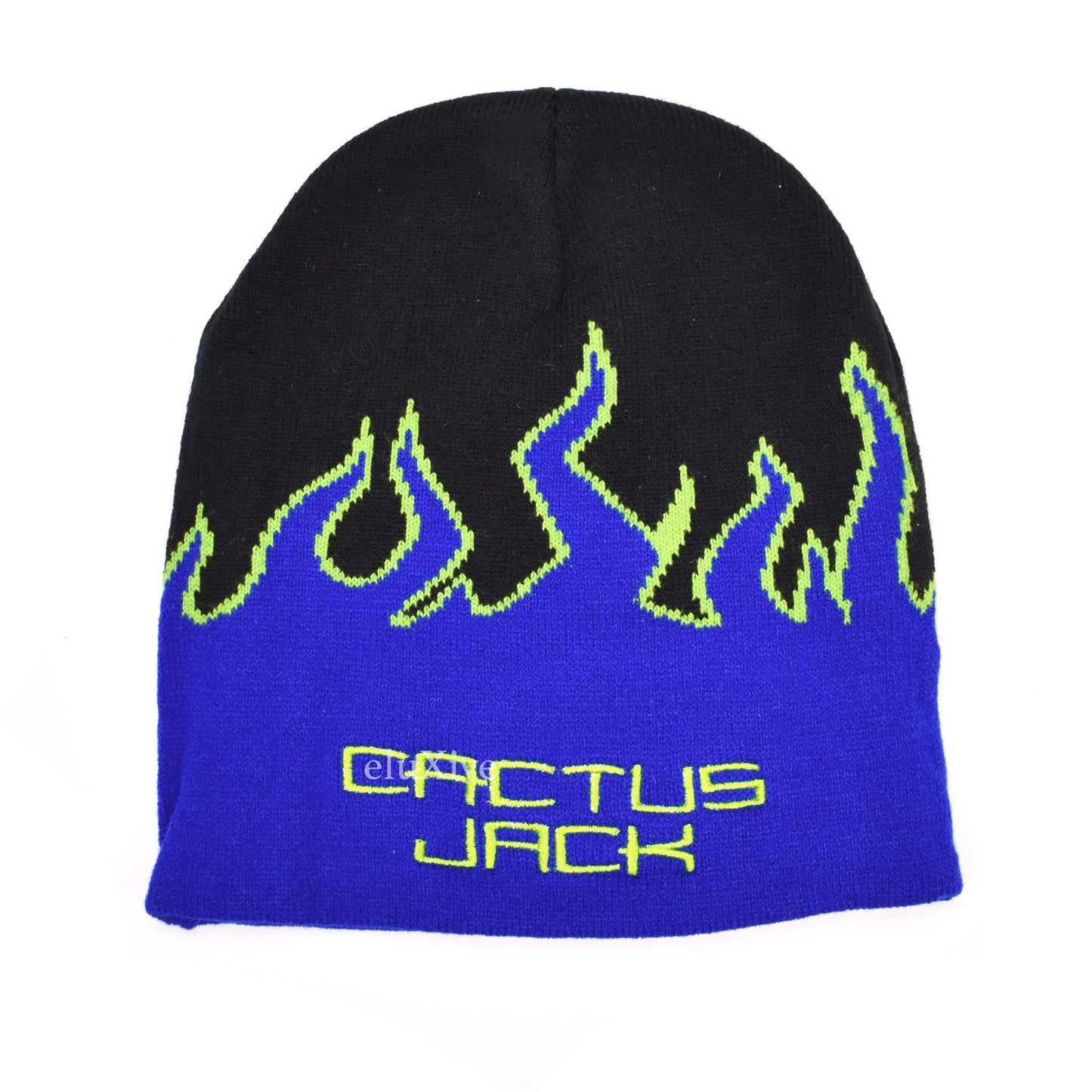 Travis Scott - Blue Digital Flame Cactus Jack Logo Beanie