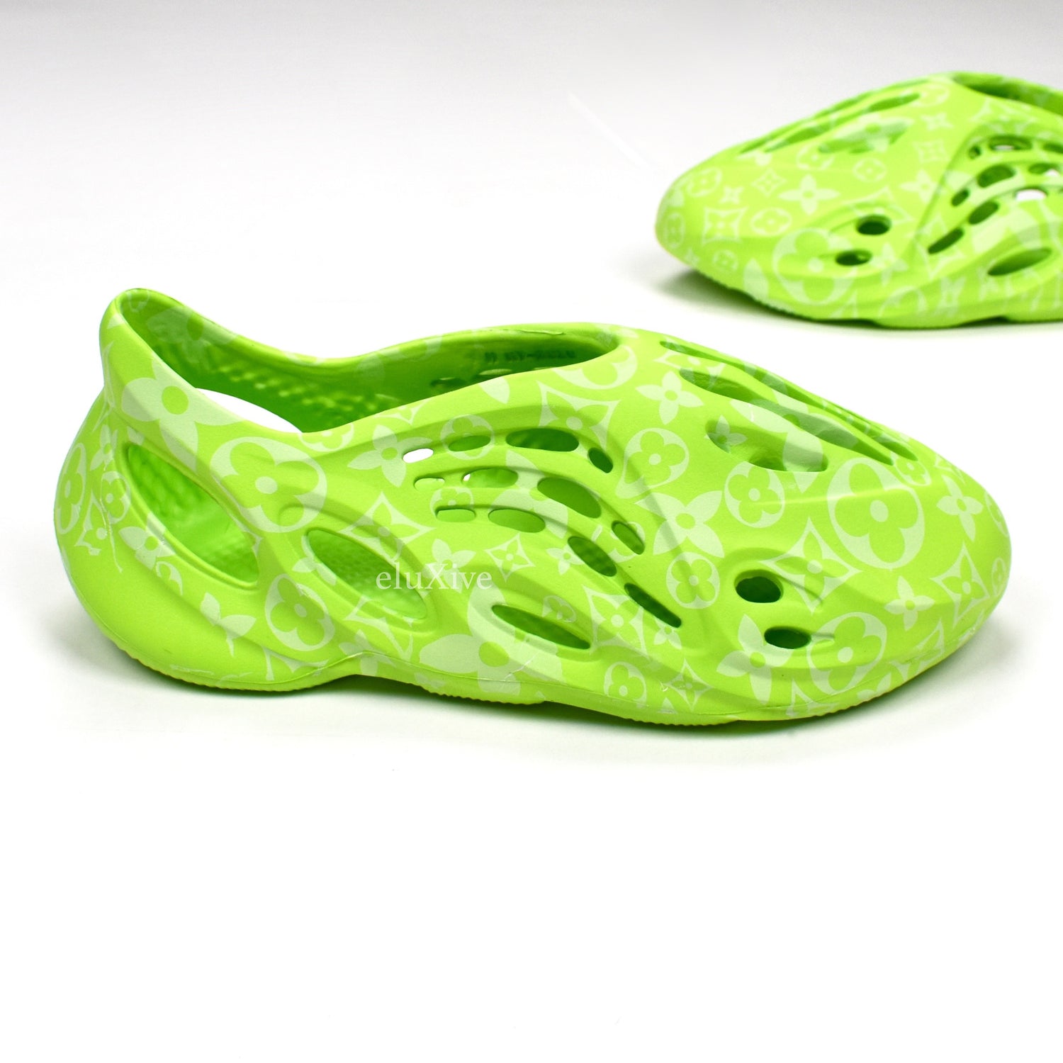 Louis Vuitton LV Yeezy Foam Runner by Imran Potato Neon Green