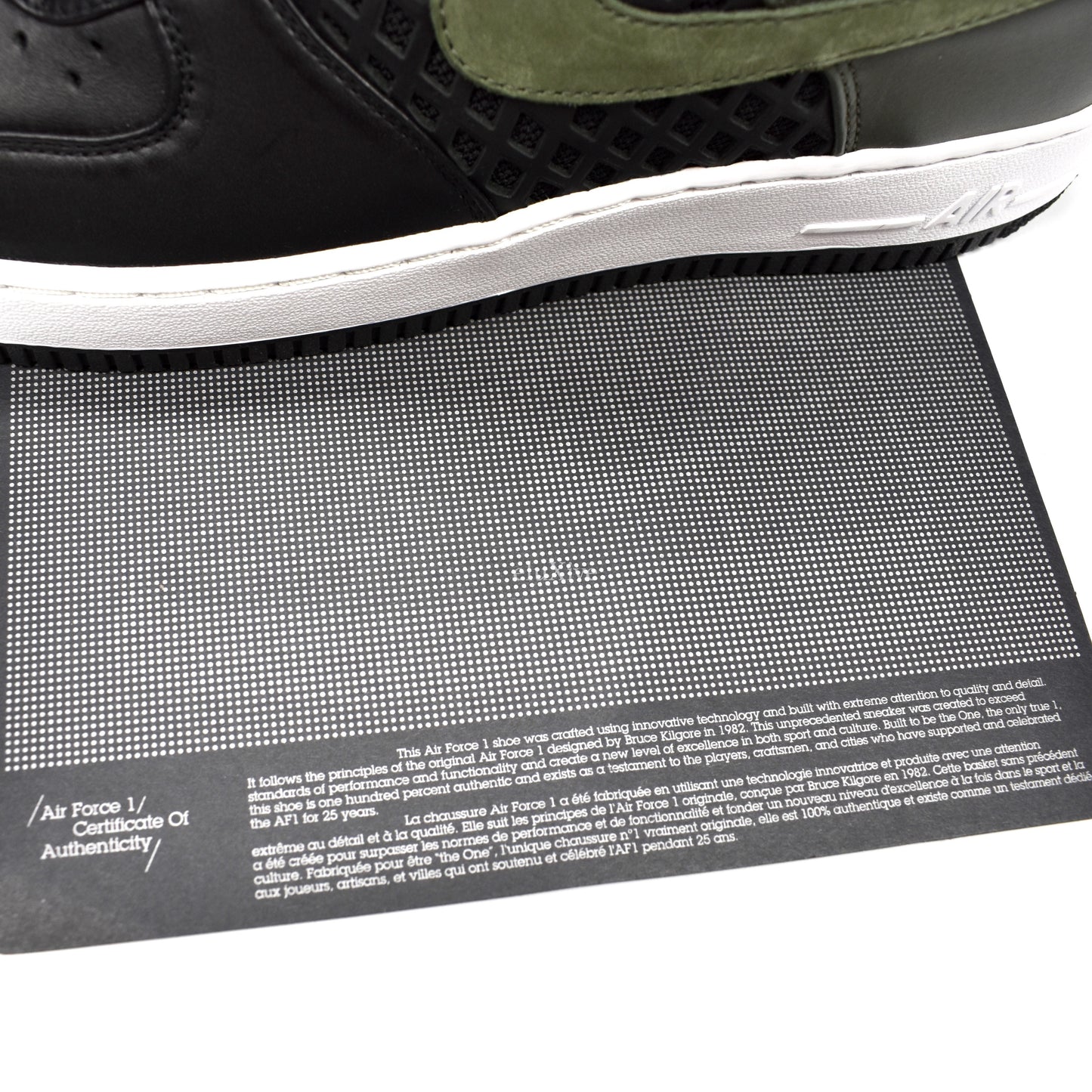 Nike - Air Force 1 Low Premium 'Bird's Nest' (Black)