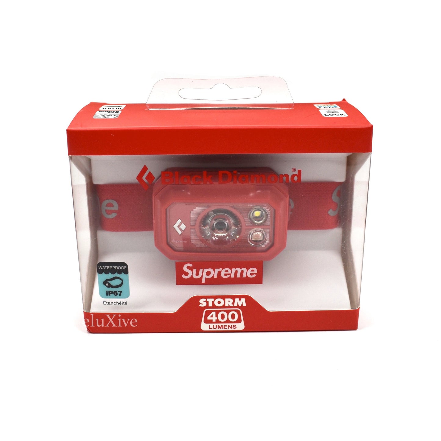 Supreme x Black Diamond - Red Box Logo Storm 400 Headlamp