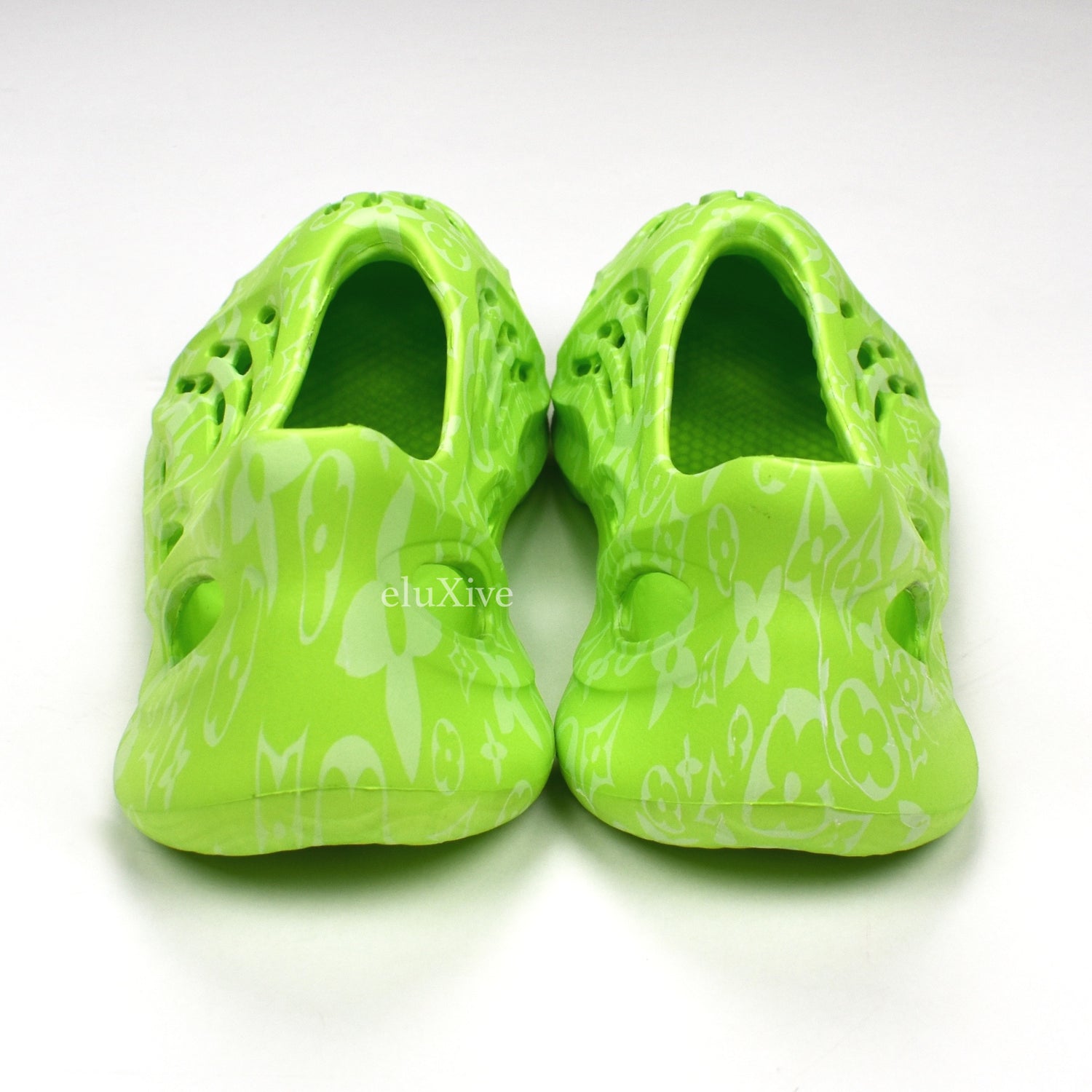Louis Vuitton LV Yeezy Foam Runner by Imran Potato Neon Green