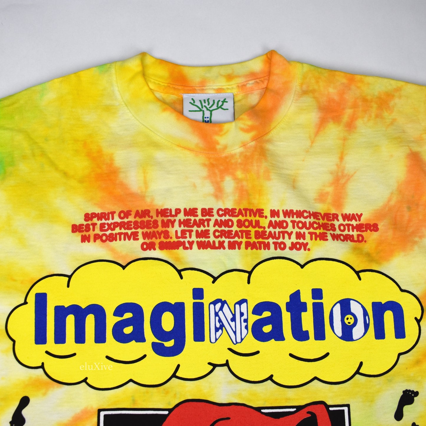 Online Ceramics x GQ - Imagination Is The Golden Pathway Tie-Dye T-Shirt