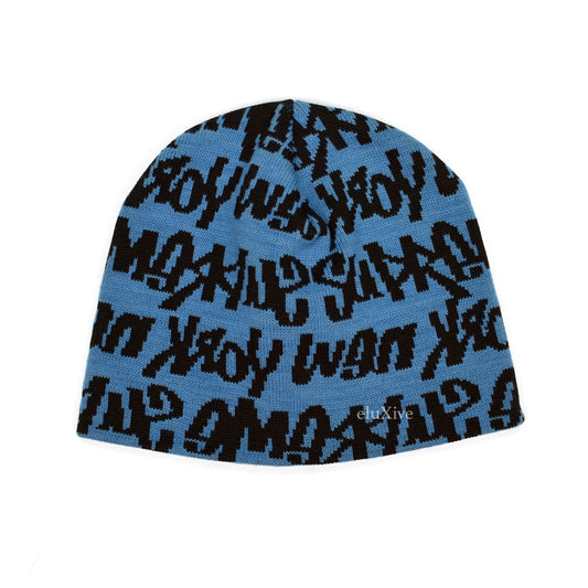 Supreme - 2001 'LV' Script Logo Knit Beanie