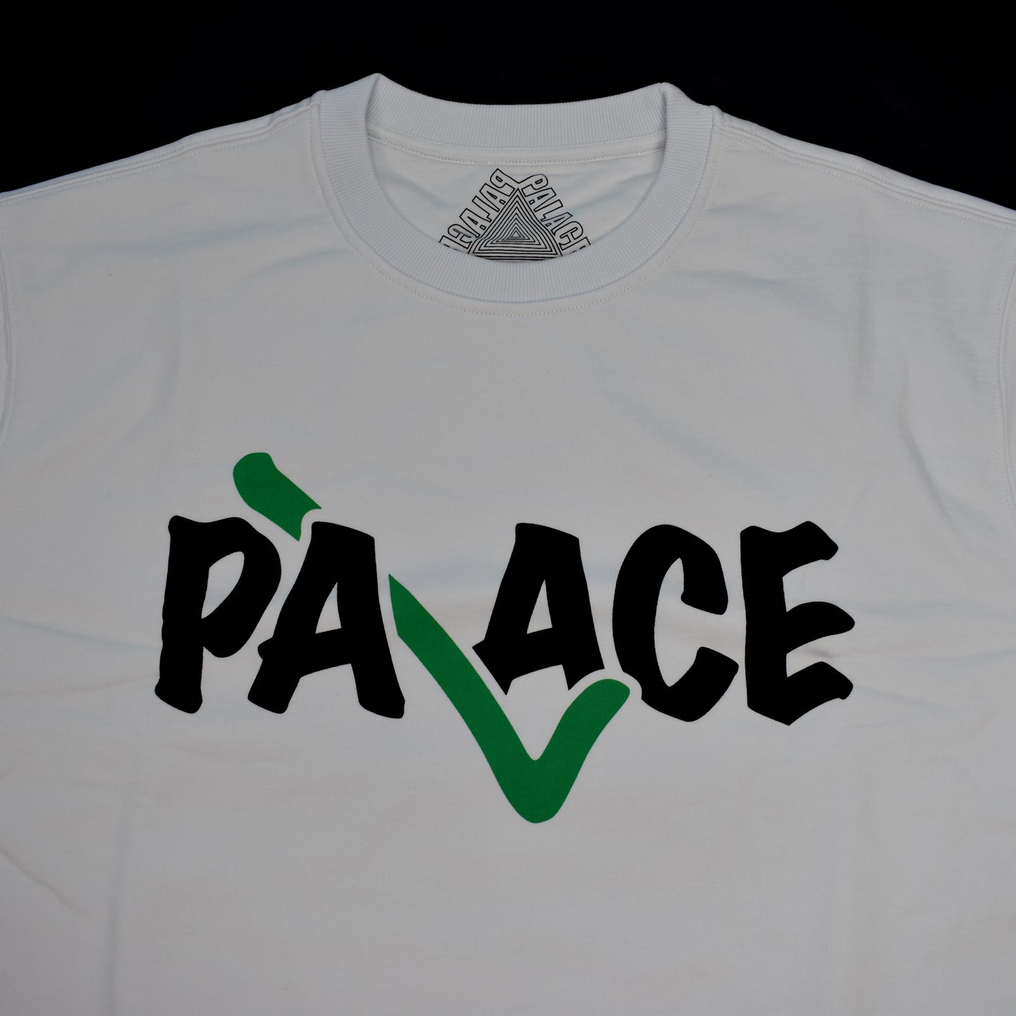 Palace - White Correct Logo Sweatshirt
