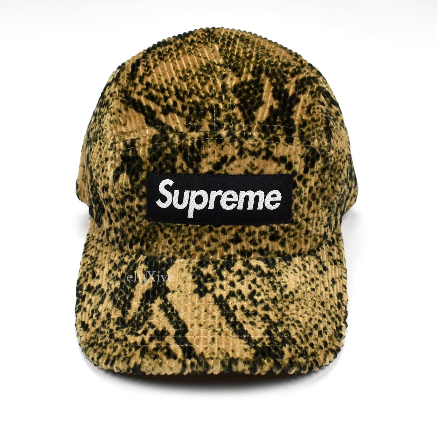 Supreme - Box Logo Snakeskin Corduroy Hat (Tan)