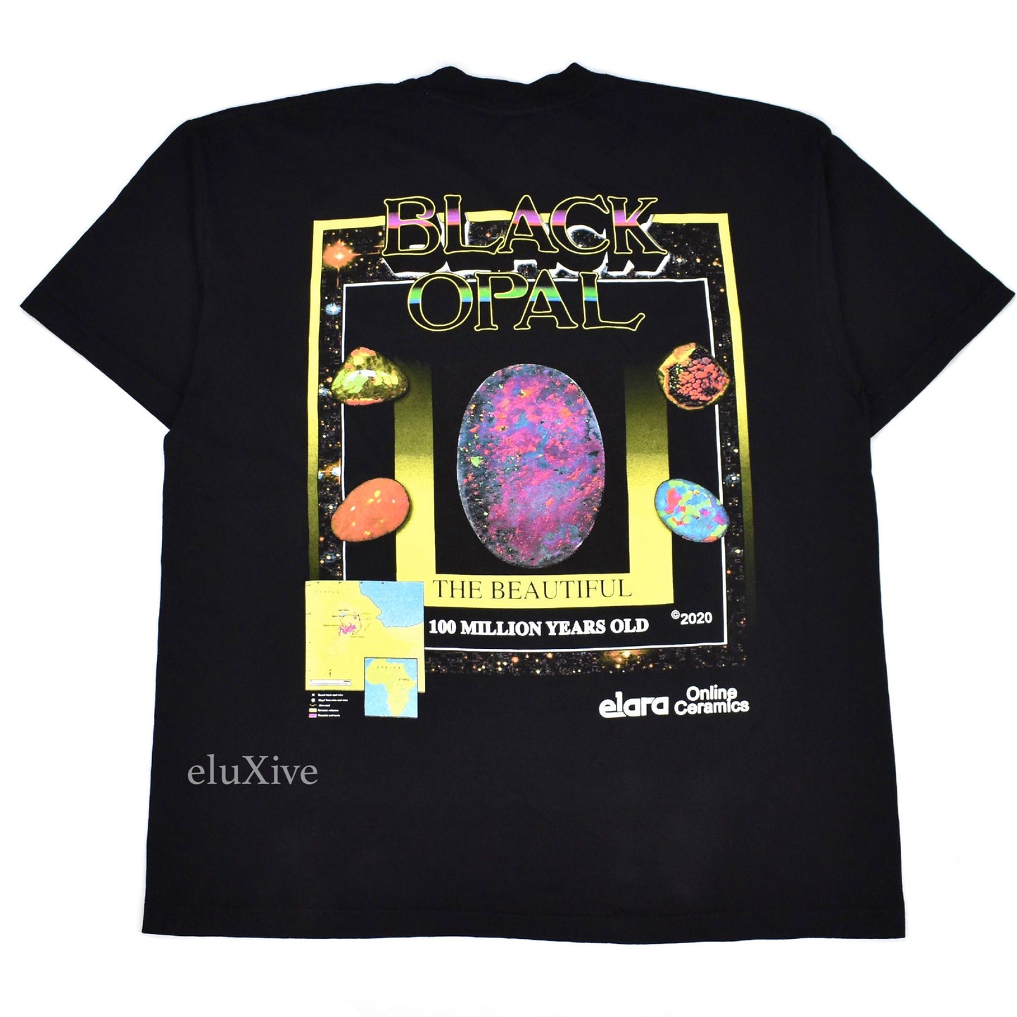 Online Ceramics x Elara - Uncut Gems Black Opal T-Shirt (Black)