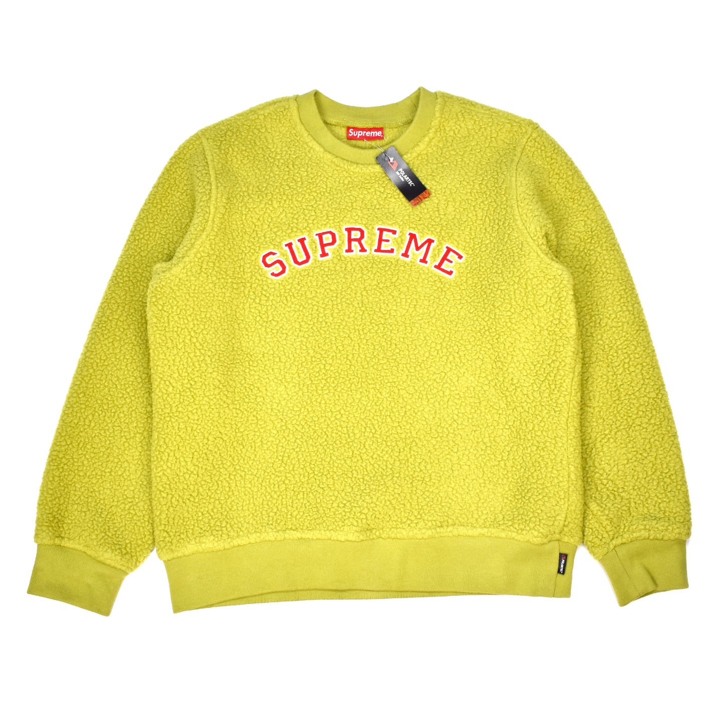 Supreme - Sulphur Polartec Deep Pile Sweatshirt