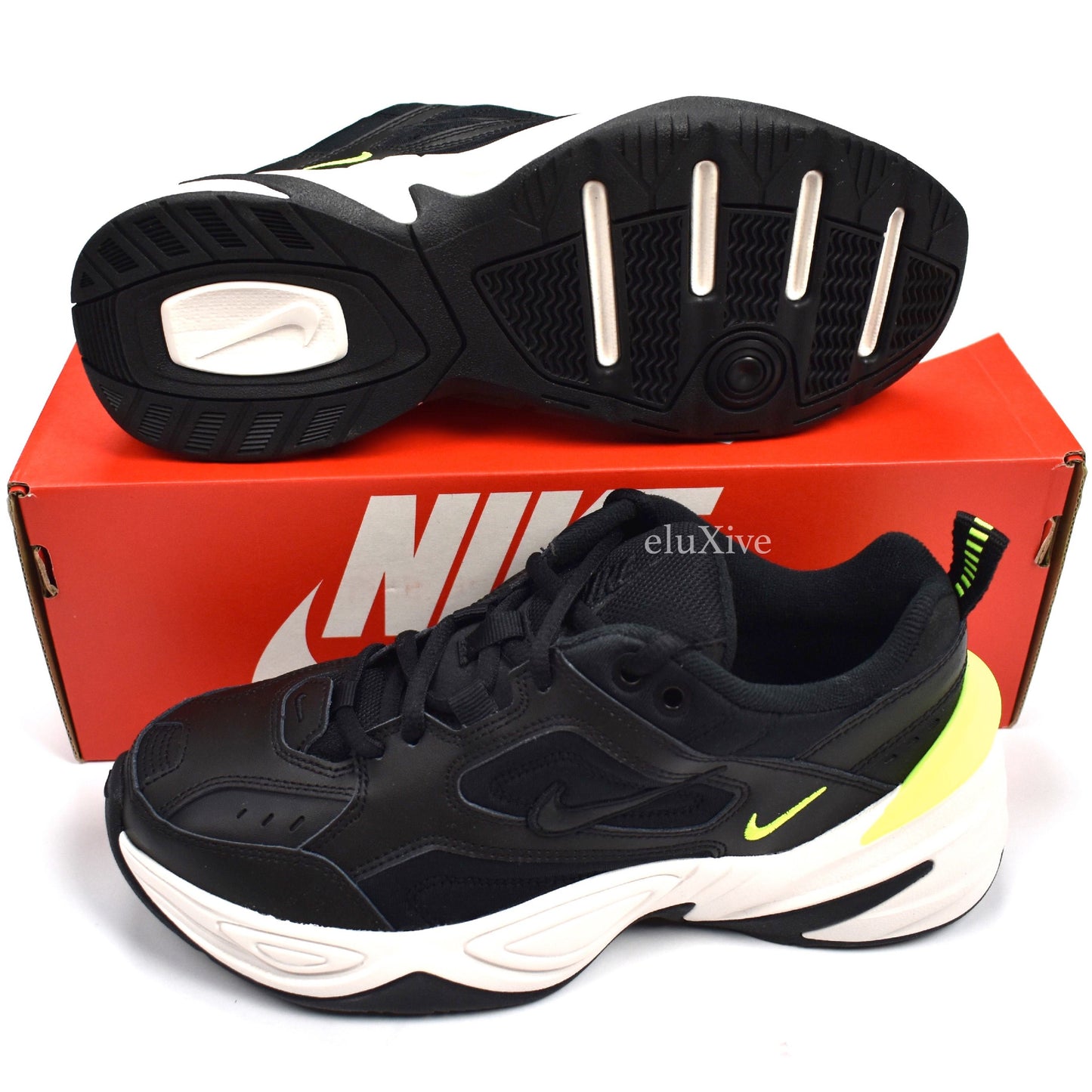 Nike - Women's M2K Tekno (Black/Volt)