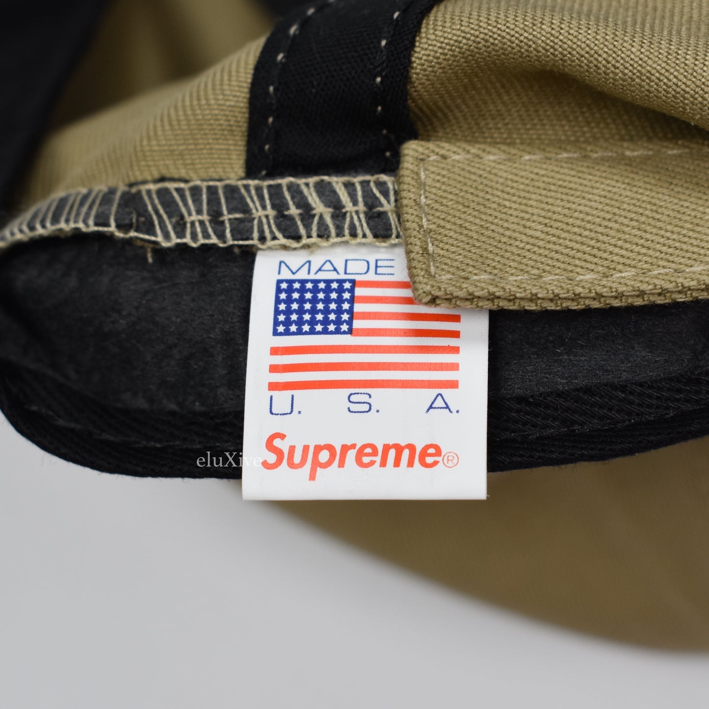 Supreme - Tan Side Arc Logo Hat