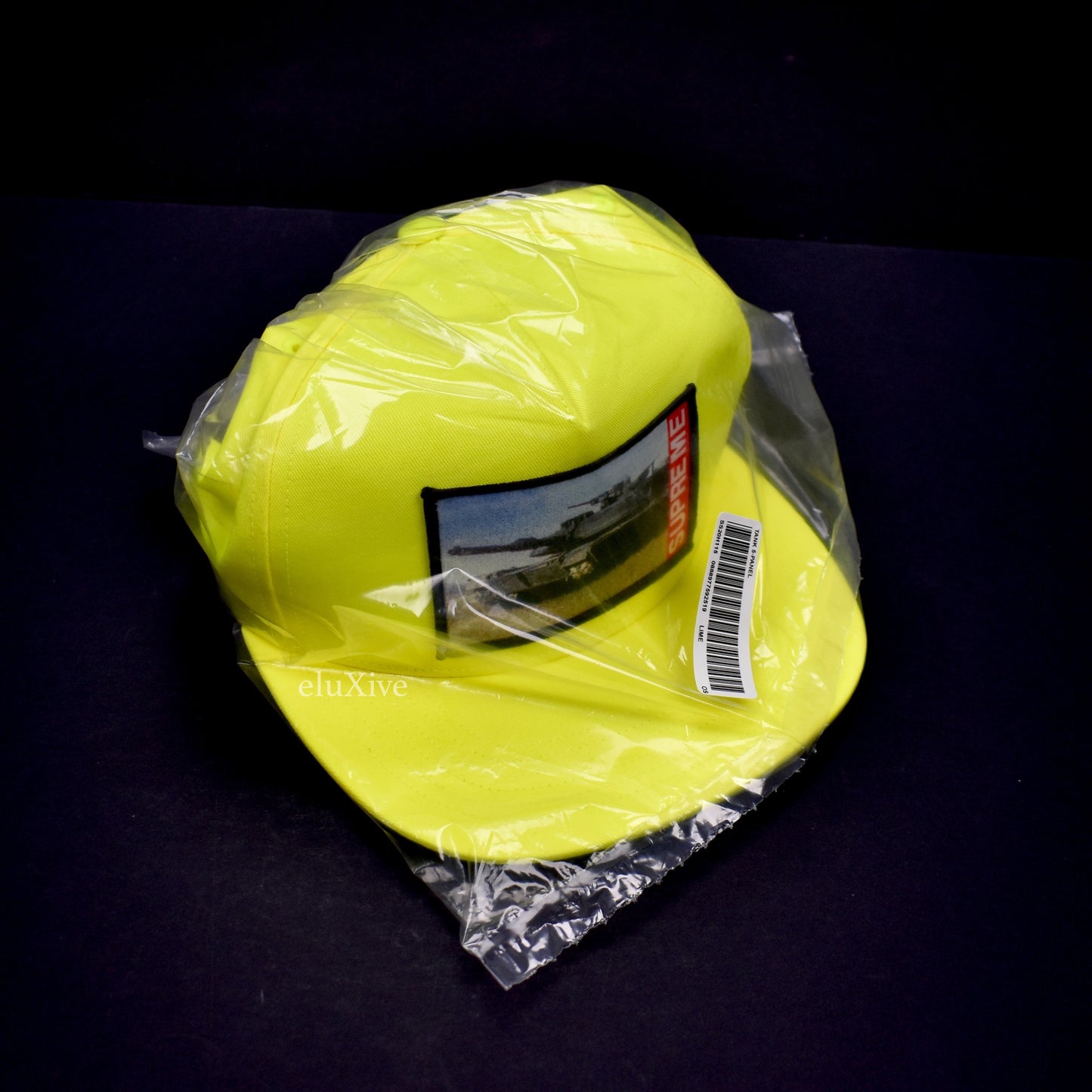 Supreme - Tank Patch Logo Hat (Lime)