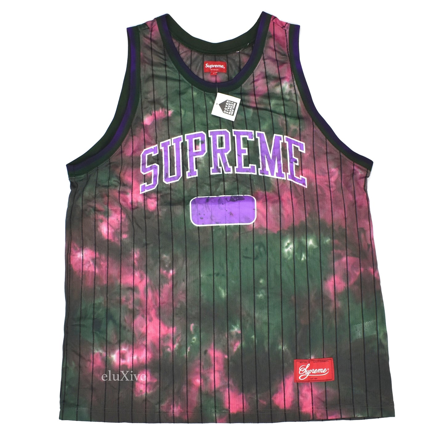 Supreme - Dyed Arc Logo Basketball Jersey (Green)