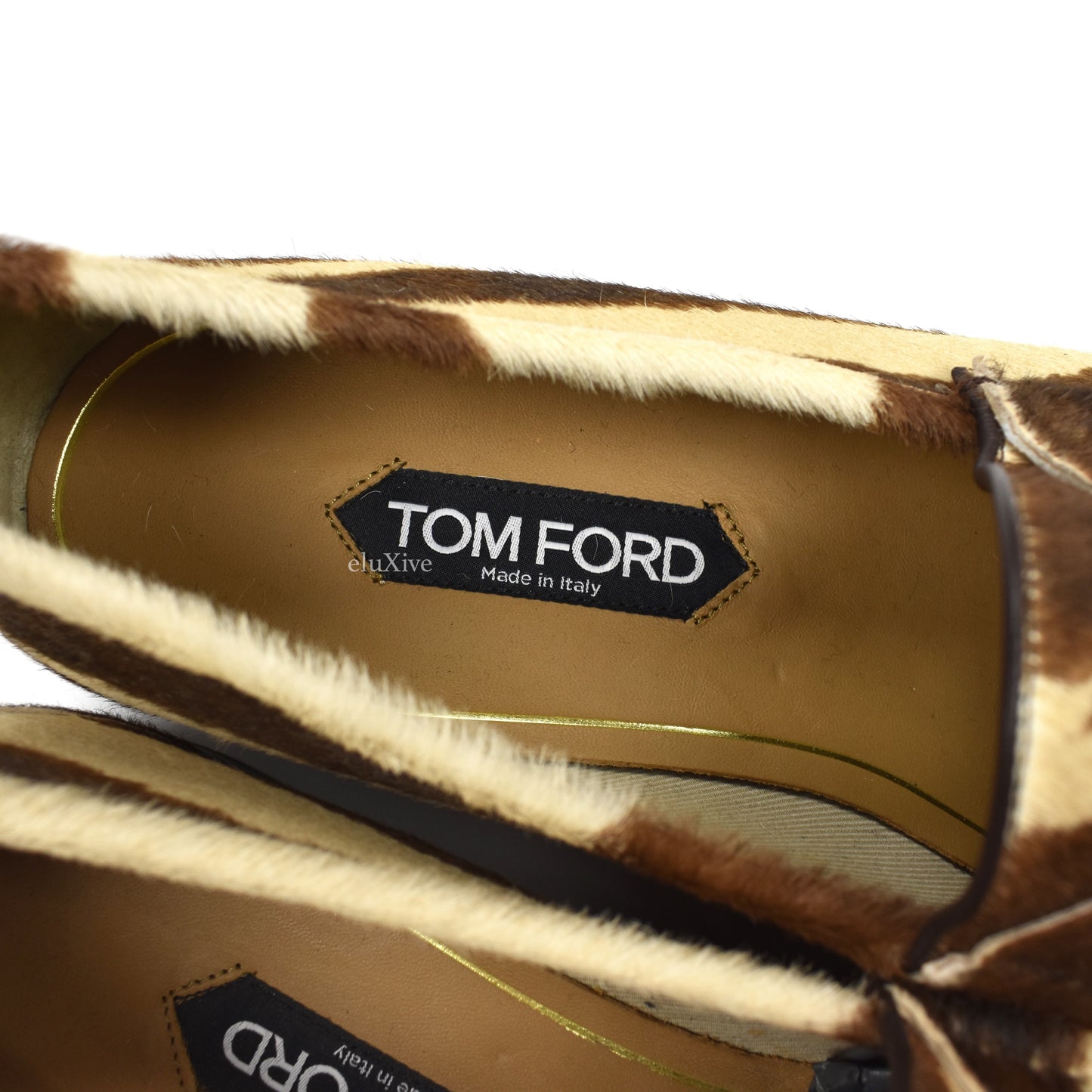 Tom Ford - Zebra Stripe Calf Hair Loafers