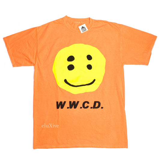 Cactus Plant Flea Market - Orange 'WWCD' Crewneck T-Shirt