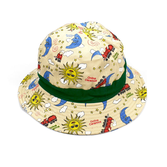 Online Ceramics - Choo Choo Logo Print Bucket Hat