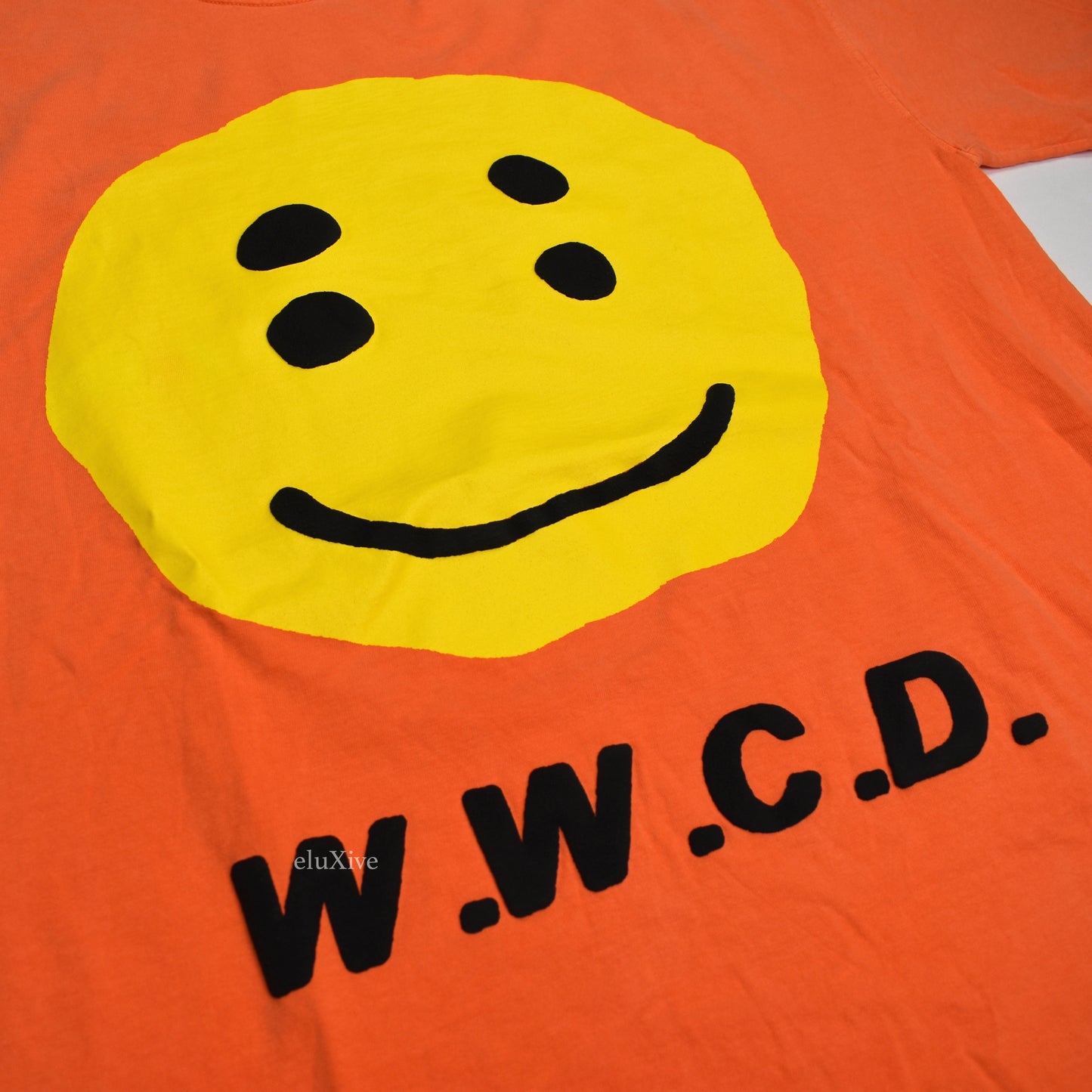 Cactus Plant Flea Market - Orange 'WWCD' Crewneck T-Shirt