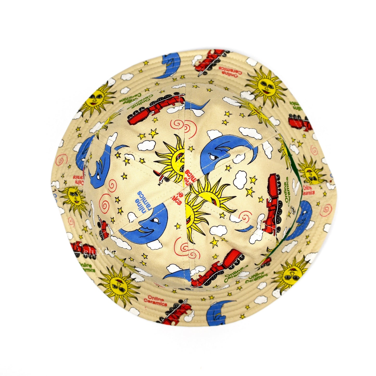 Online Ceramics - Choo Choo Logo Print Bucket Hat