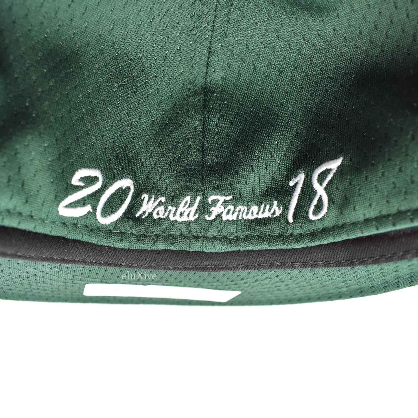 Supreme x New Era - Dark Green Box Logo Mesh Hat