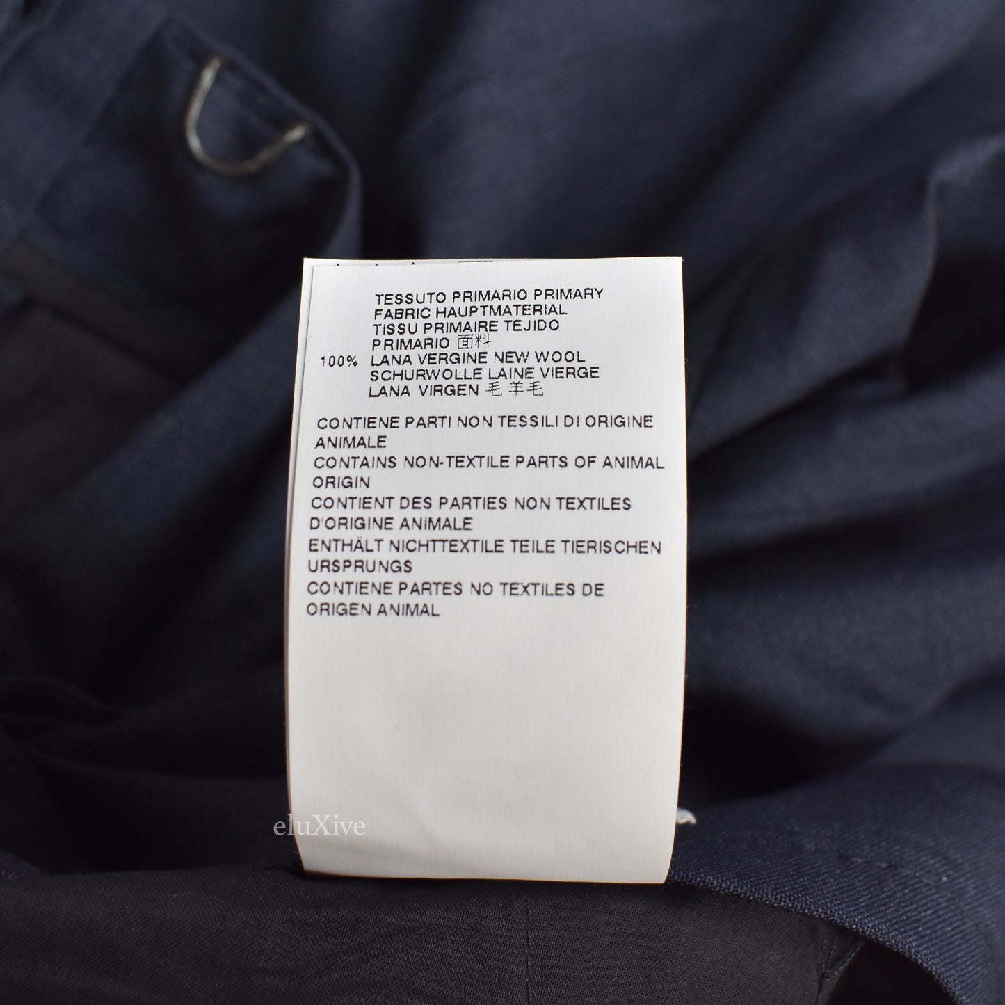 Maison Margiela - Navy Pleated Wool Pants