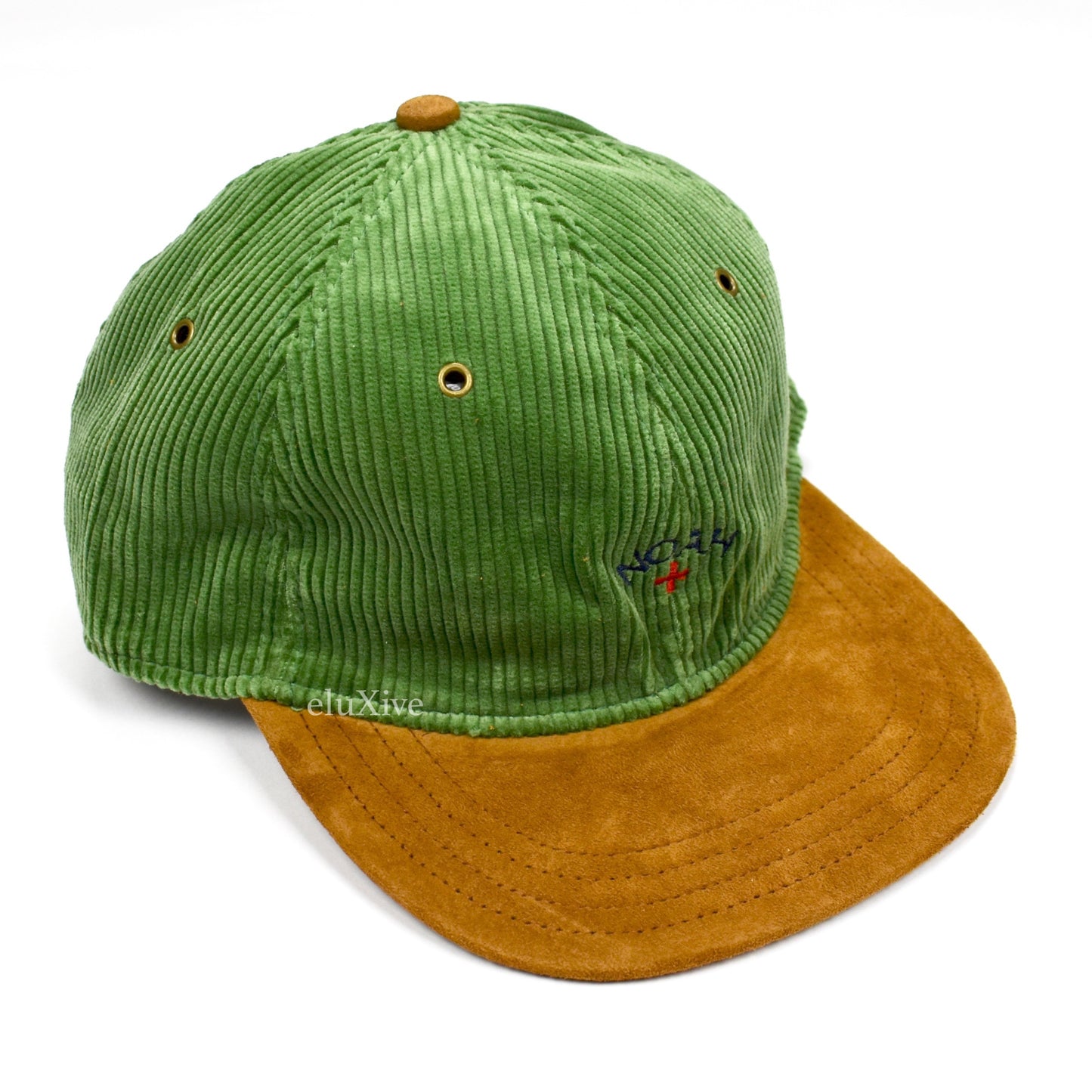 Noah - Corduroy Suede Brim Core Logo Hat (Sage Green)