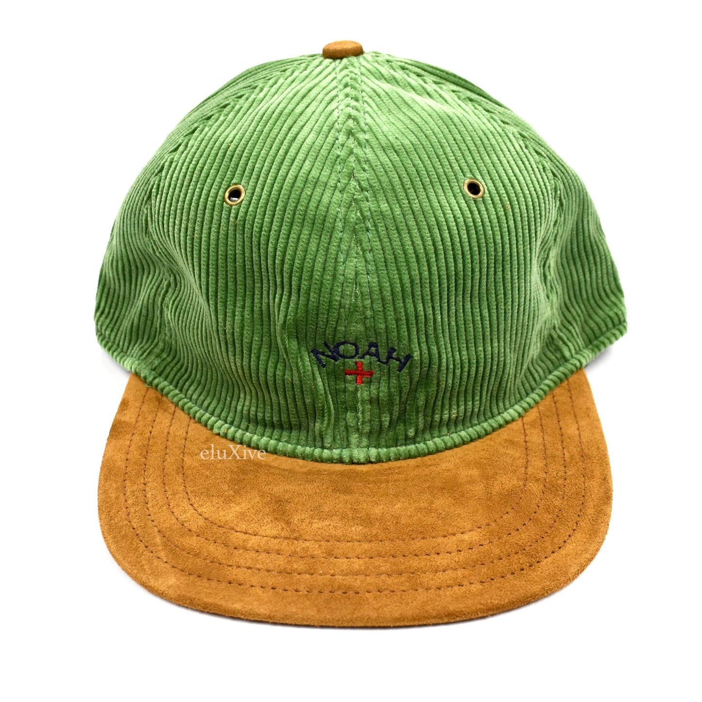 Noah - Corduroy Suede Brim Core Logo Hat (Sage Green)