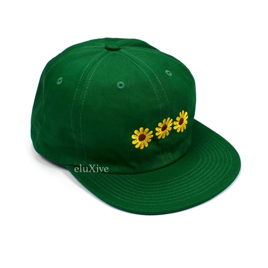 Online Ceramics - Green Sunflower Logo Embroidered Hat