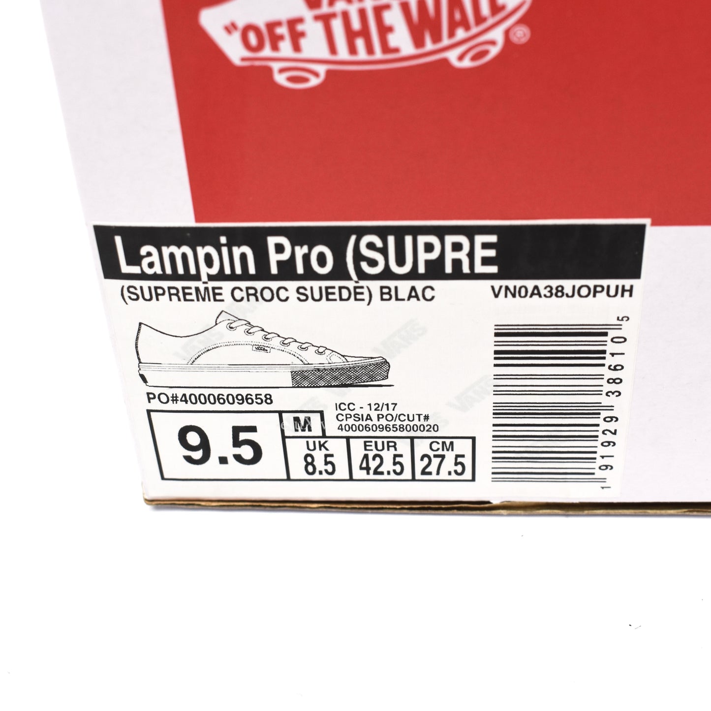 Supreme x Vans - Lampin Pro (Mustard)