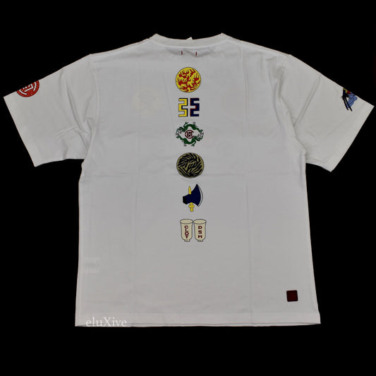 CLOT x DSM - Insignia Logo Print 'Fearless' T-Shirt