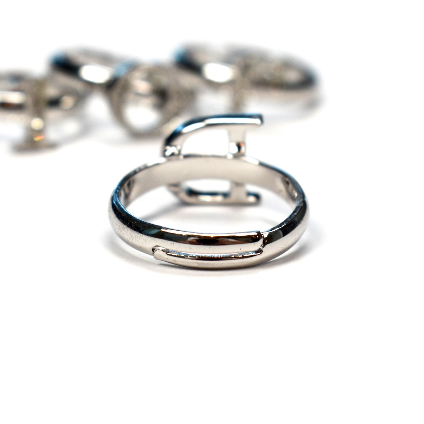 Dior - Crystal Logo Rings (Set of 4)