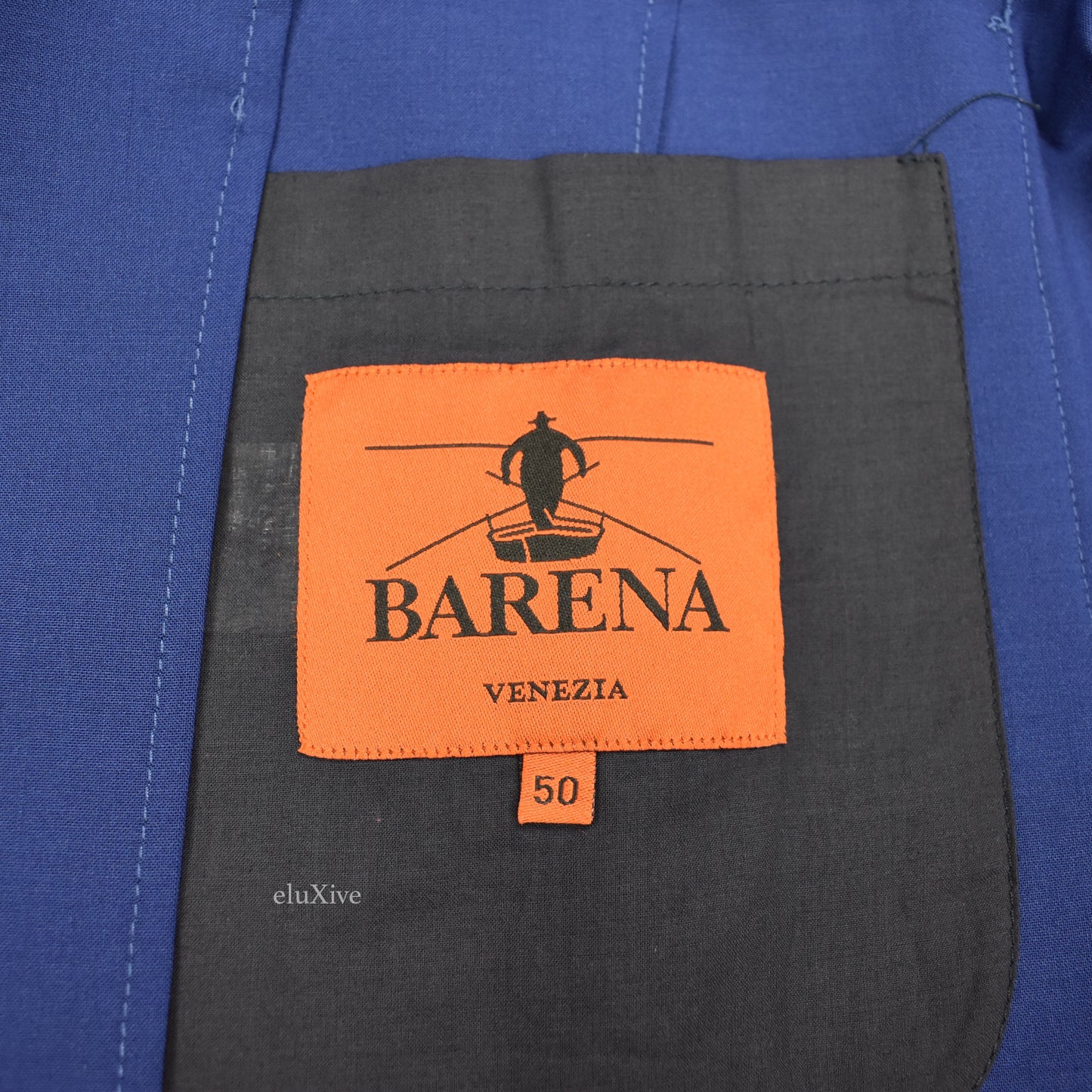 Barena - Blue Unlined Stretch Wool Blazer