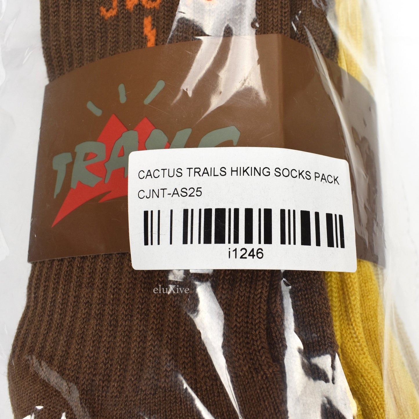 Travis Scott - Cactus Jack Trails Logo Knit Hiking Socks (3-Pack