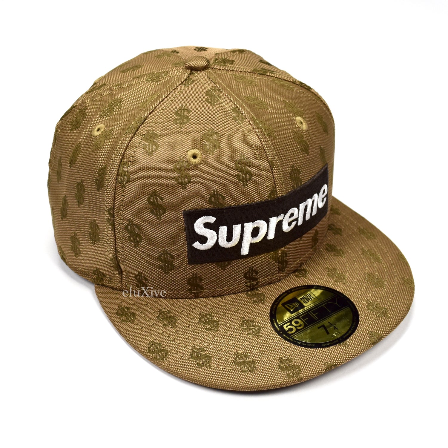 Supreme x New Era - SS18 Brown Box Logo Monogram 59FIFTY Fitted