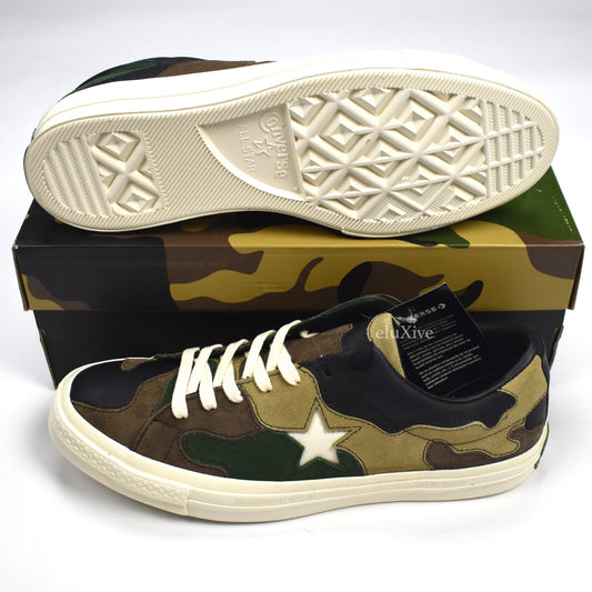 Converse x Sneakersnstuff - One Star Patchwork Camo Sneakers