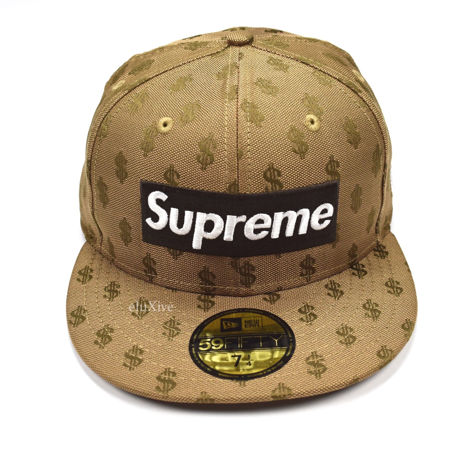 Supreme x New Era - SS18 Brown Box Logo Monogram 59FIFTY Fitted