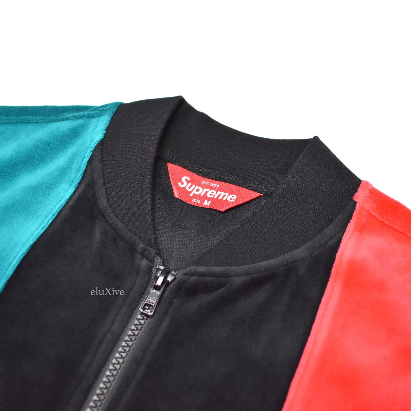 Supreme - 'Gucci' Stripe Velour Track Jacket