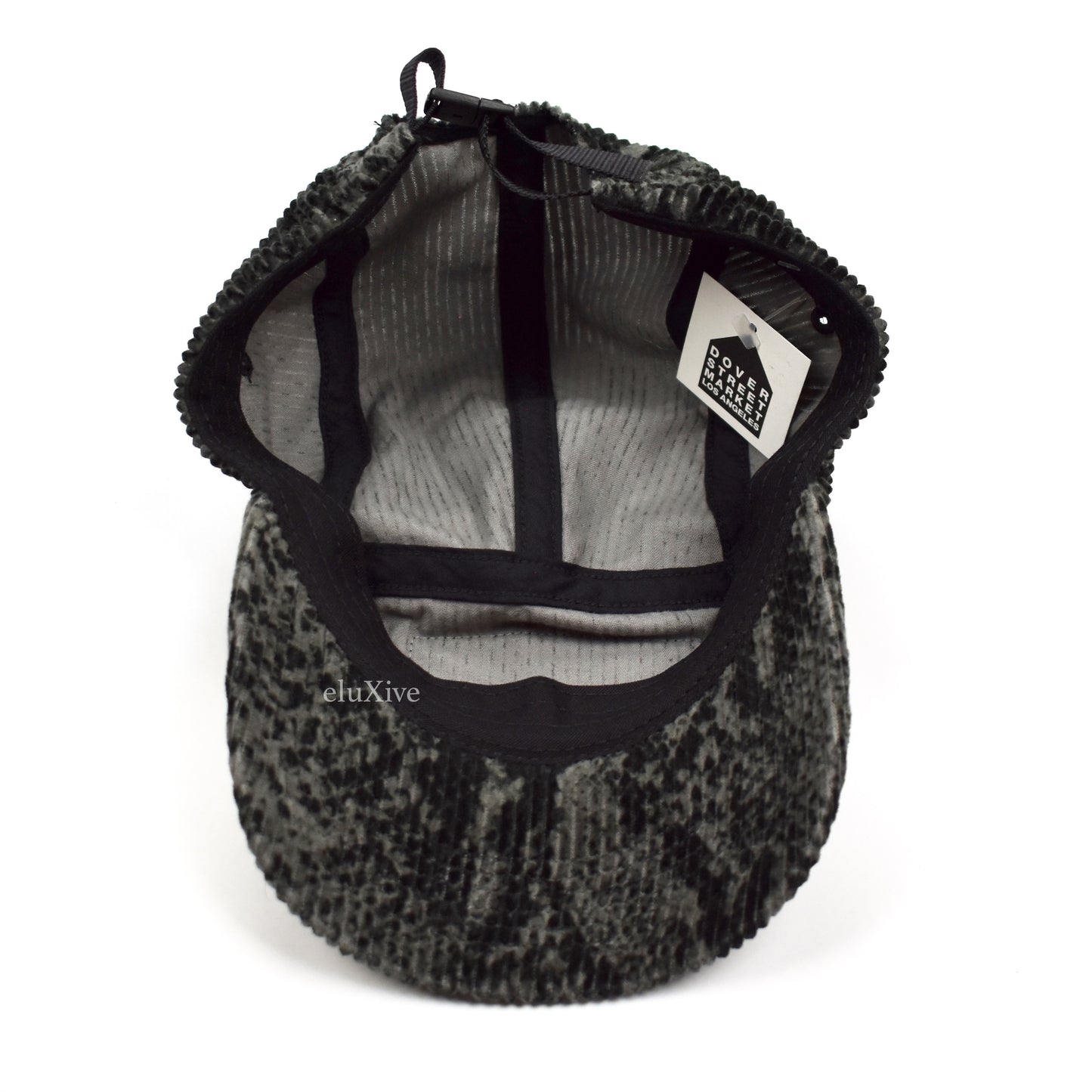 Supreme - Box Logo Snakeskin Corduroy Hat (Black)