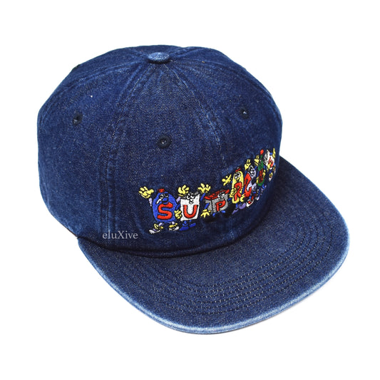 Supreme - Denim 'Friends' Logo Hat