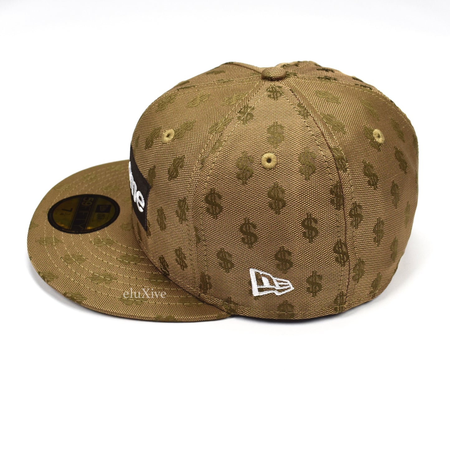 Supreme x New Era - Brown Box Logo Monogram Hat