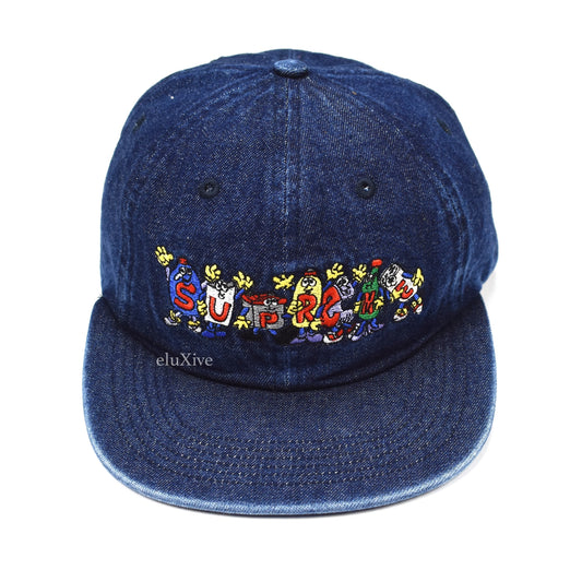 Supreme - Denim 'Friends' Logo Hat