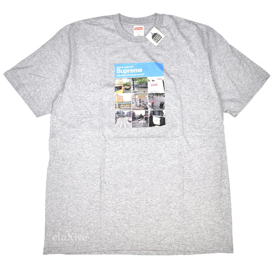 Supreme - Verify Captcha Logo T-Shirt (Gray)