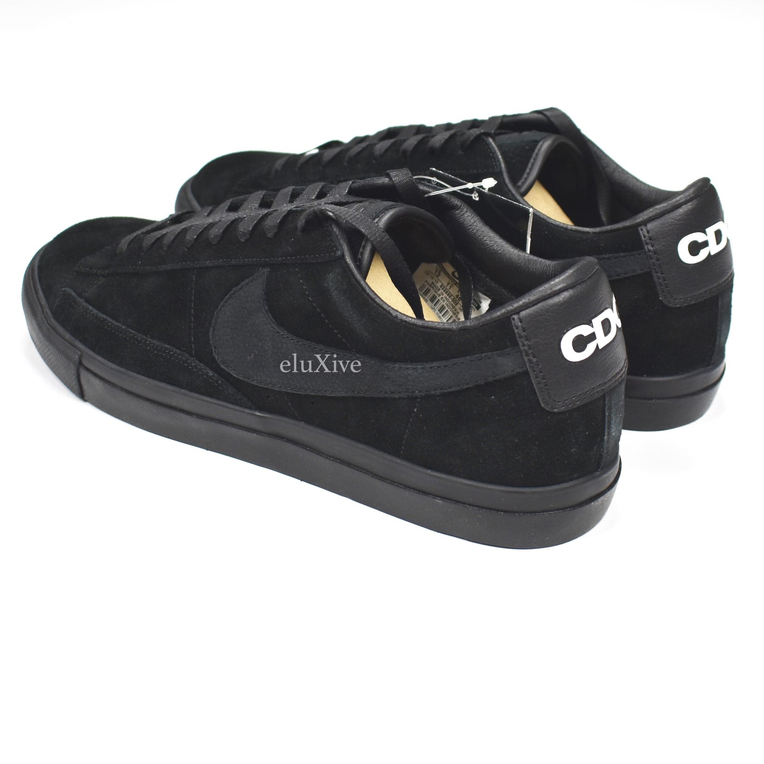 Comme des Garcons x Nike - Black Suede Blazer Low Premium CDG