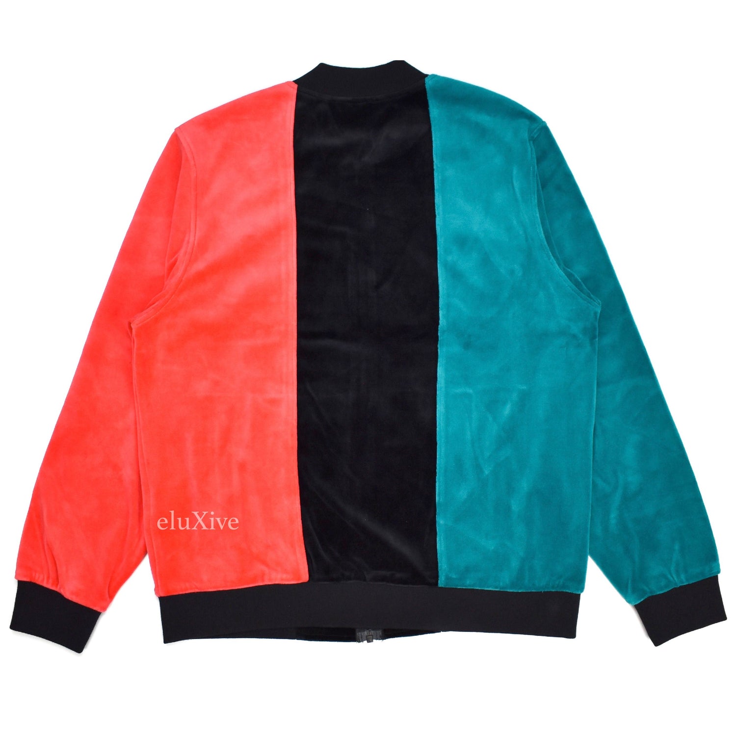 Supreme - Black / Green / Red 'Gucci' Stripe Velour Track Jacket