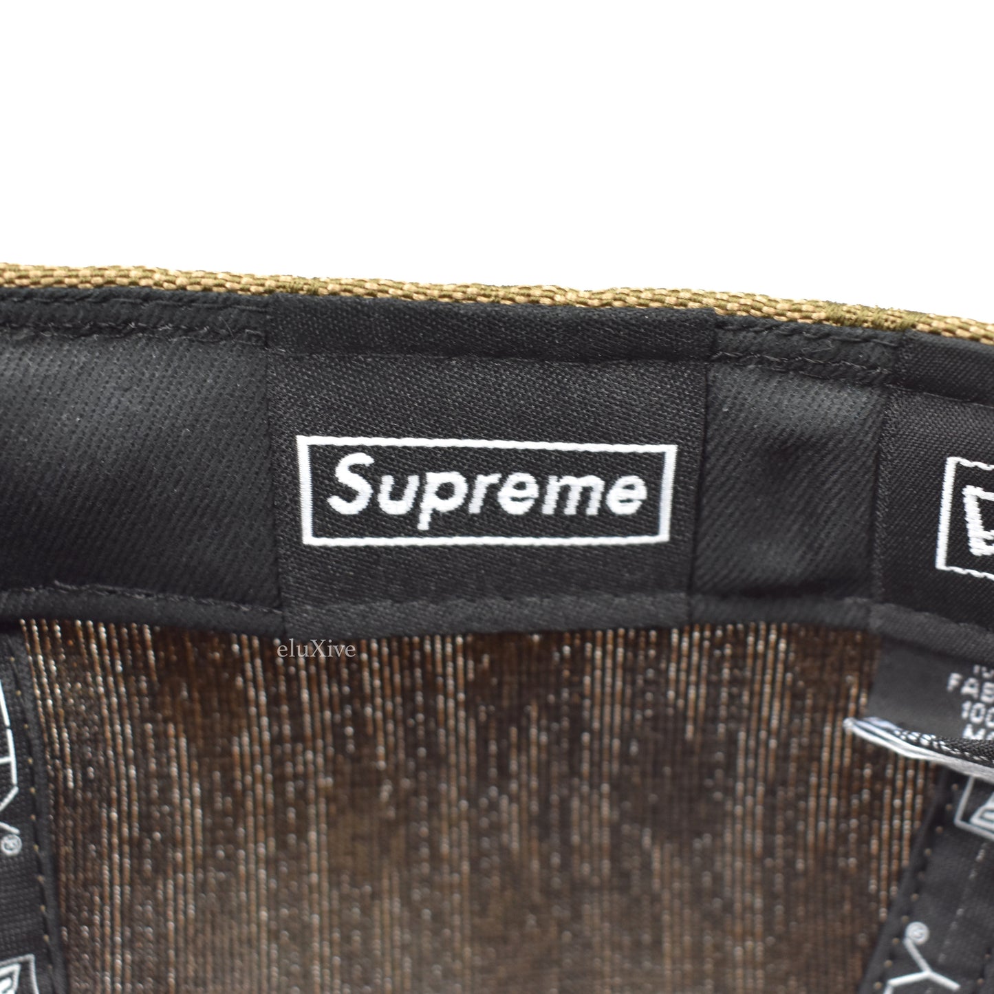 Supreme x New Era - Brown Box Logo Monogram Hat