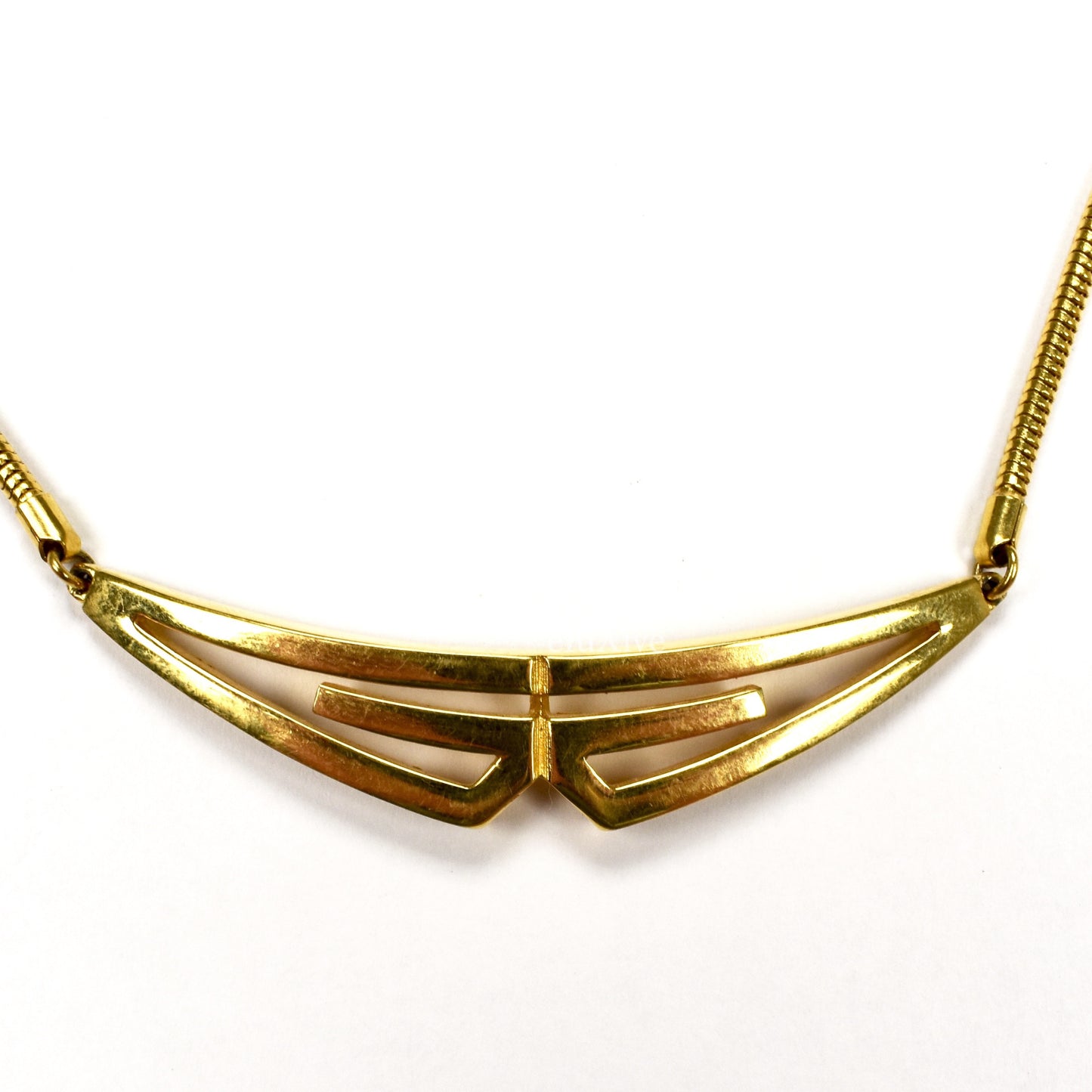 Givenchy - 1976 Runway Gold Mirrored G Logo Necklace