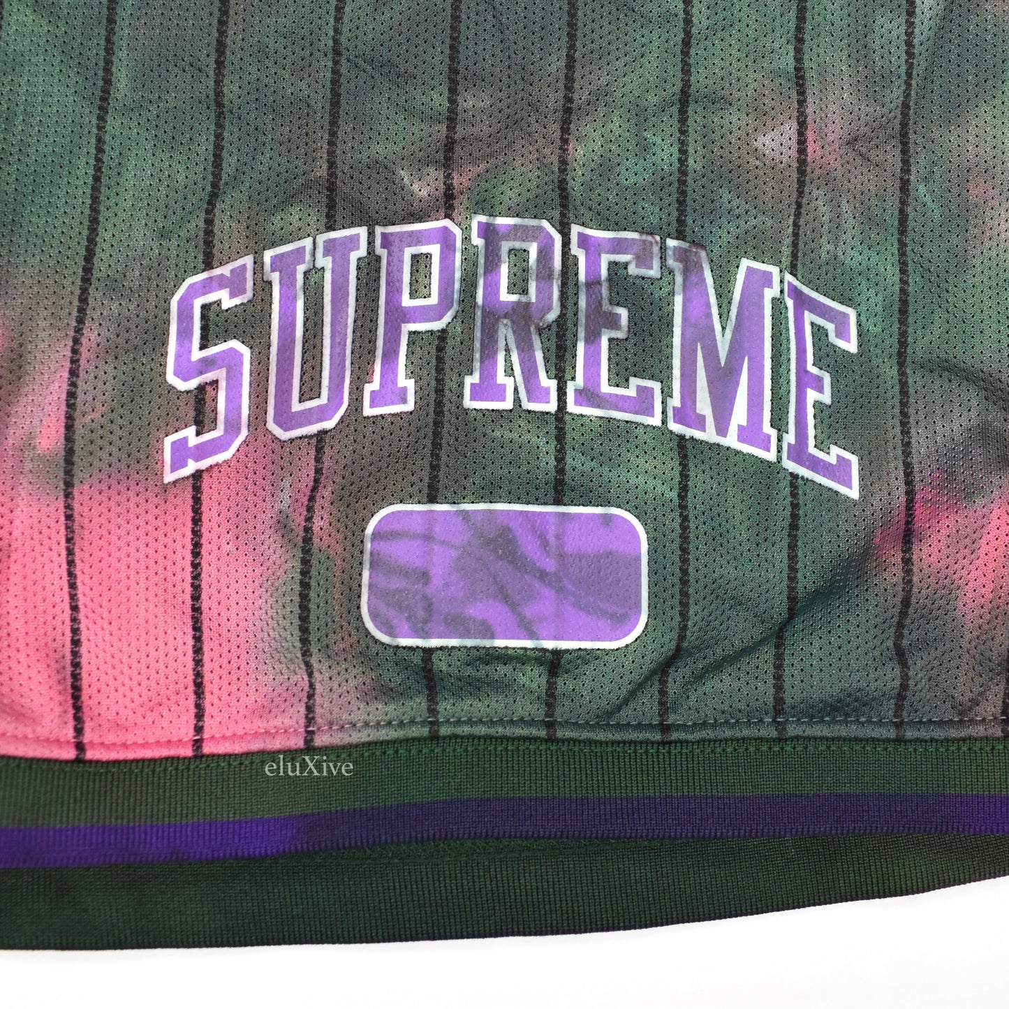 Supreme - Dyed Arc Logo Basketball Shorts (Green)