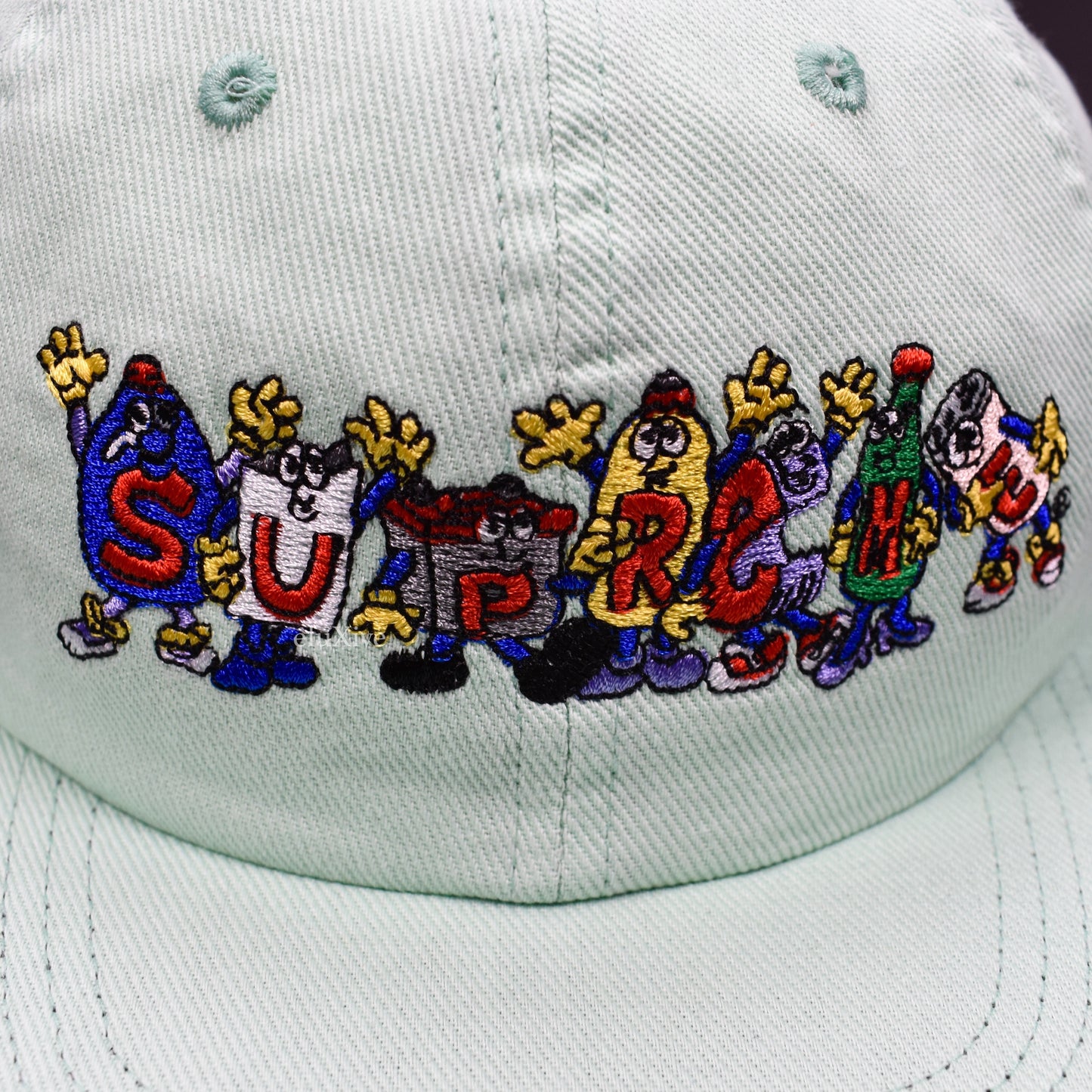 Supreme - Mint Green 'Friends' Logo Hat